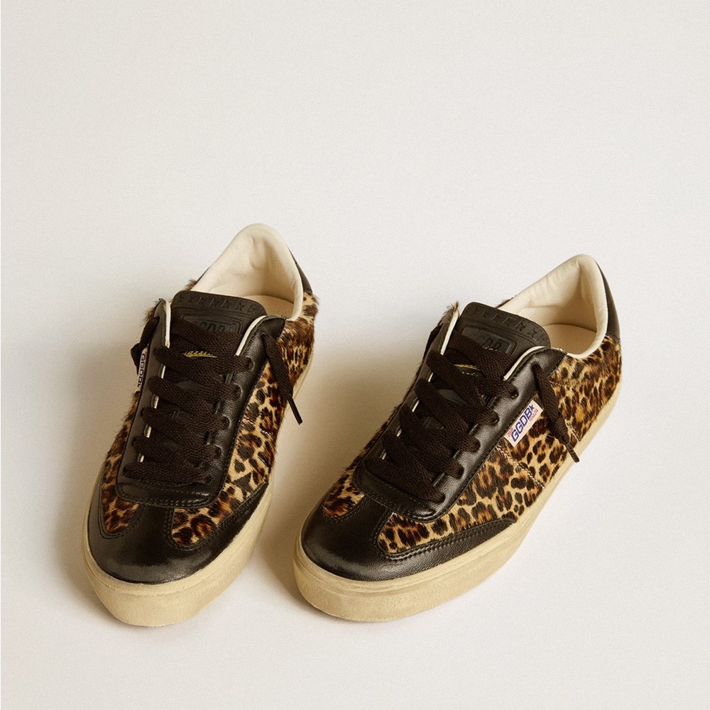 Golden Goose Leopard Soul Star in leopard-print pony skin - Picture 1 of 6